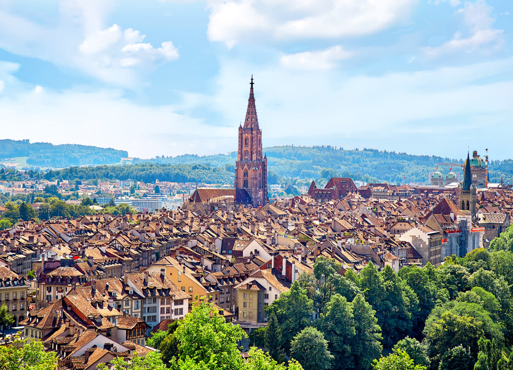 Panoramic view of Berne, Switzerland