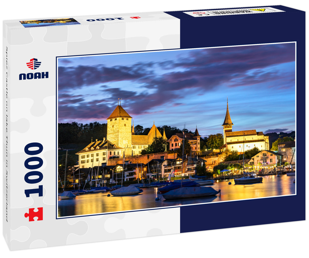 Spiez Castle on lake Thun in Switzerland