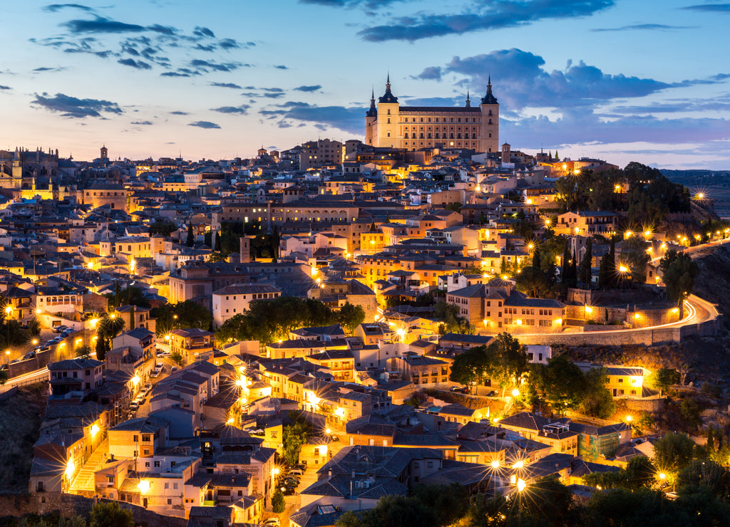 Toledo at dusk Spain