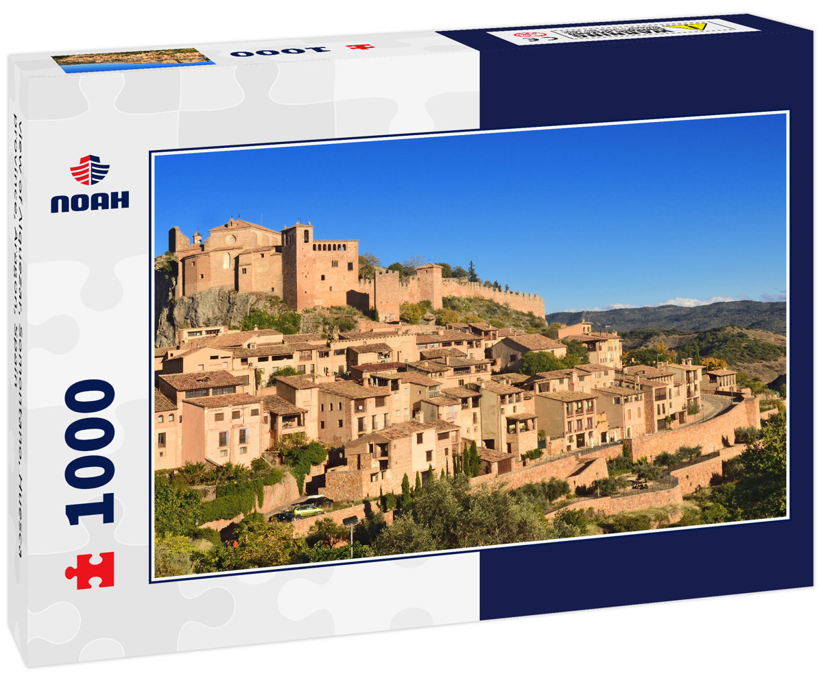 view of Alquezar, Somontano, Huesca province, Aragon, Spain