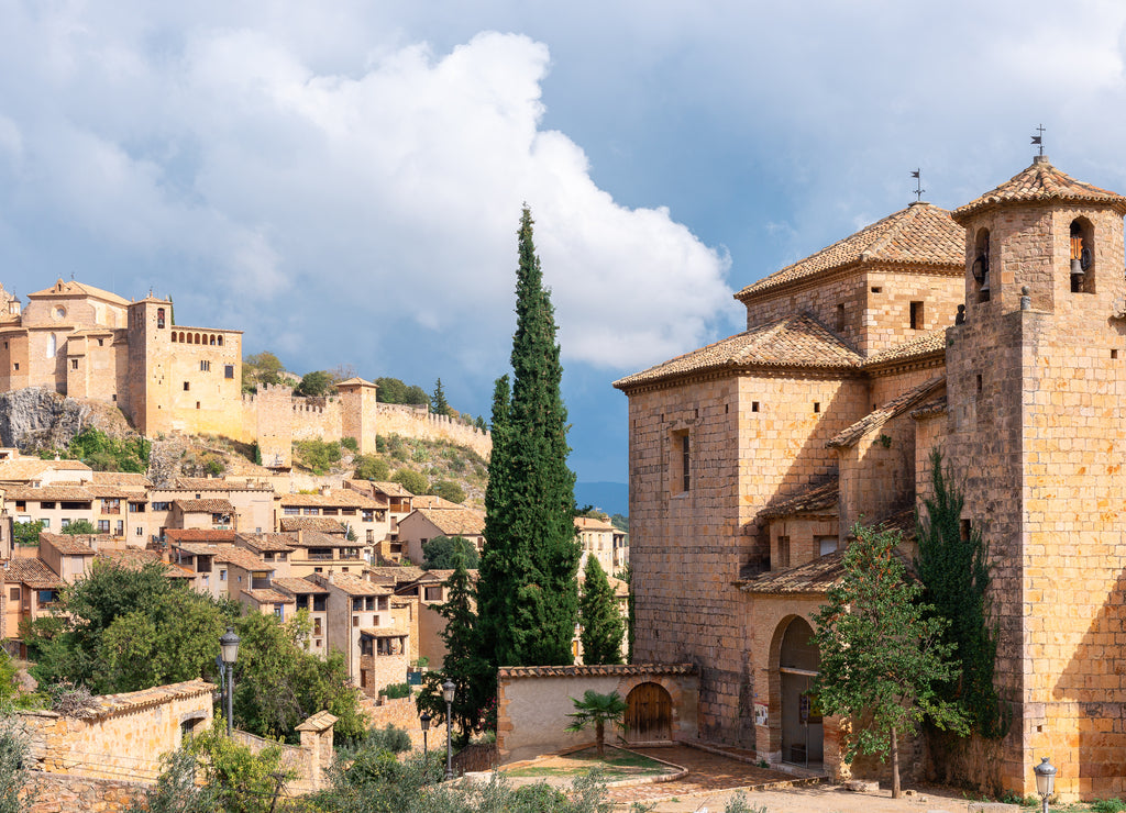 Alquezar village in Huesca province, Spain