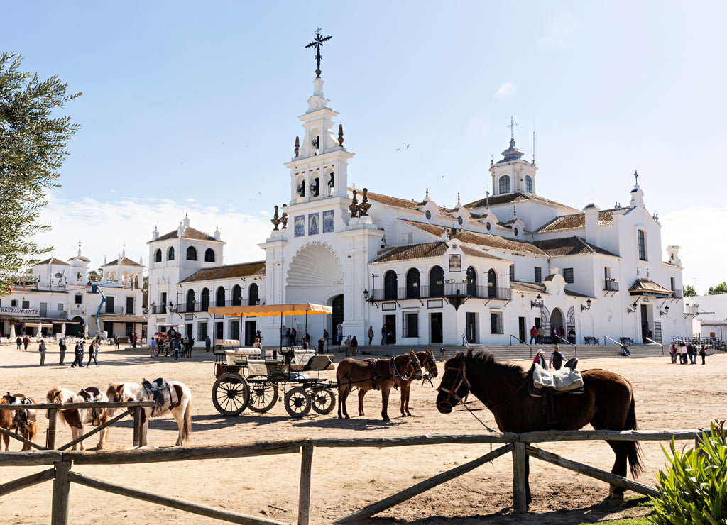 Aldea del Rocío en Huelva, Andalucía