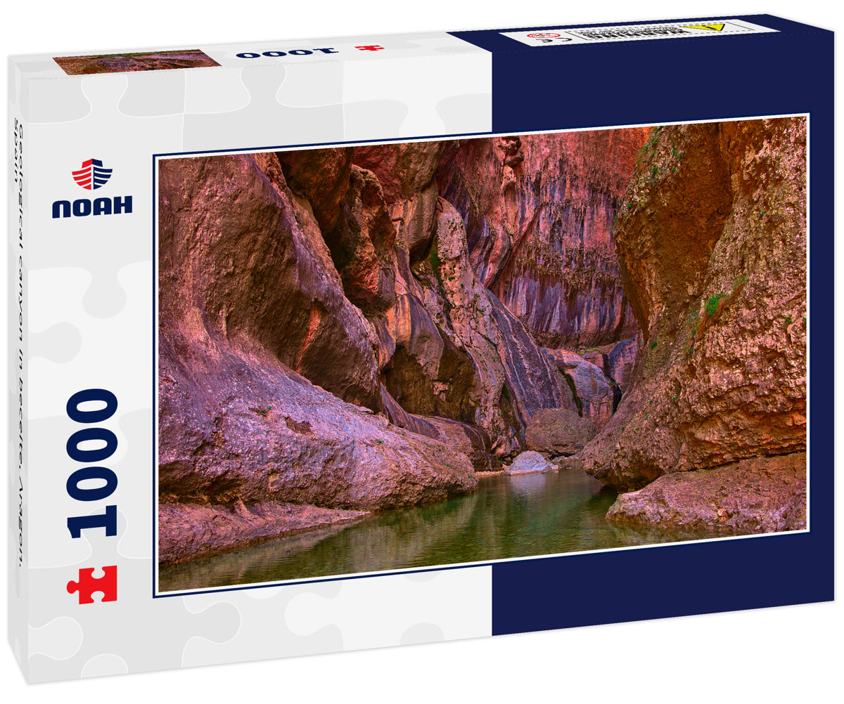 Geological canyon in beceite, Aragon. Spain