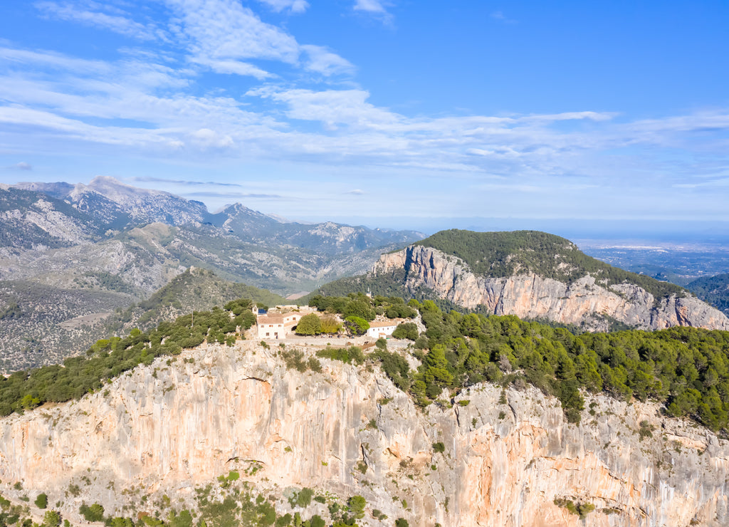 Ruins of castle Castell Alaro on Mallorca