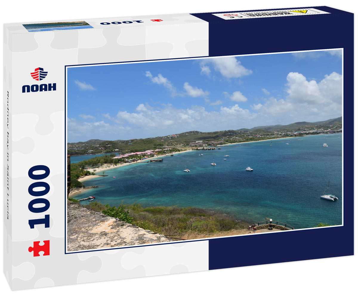 Rodney bay in Saint Lucia