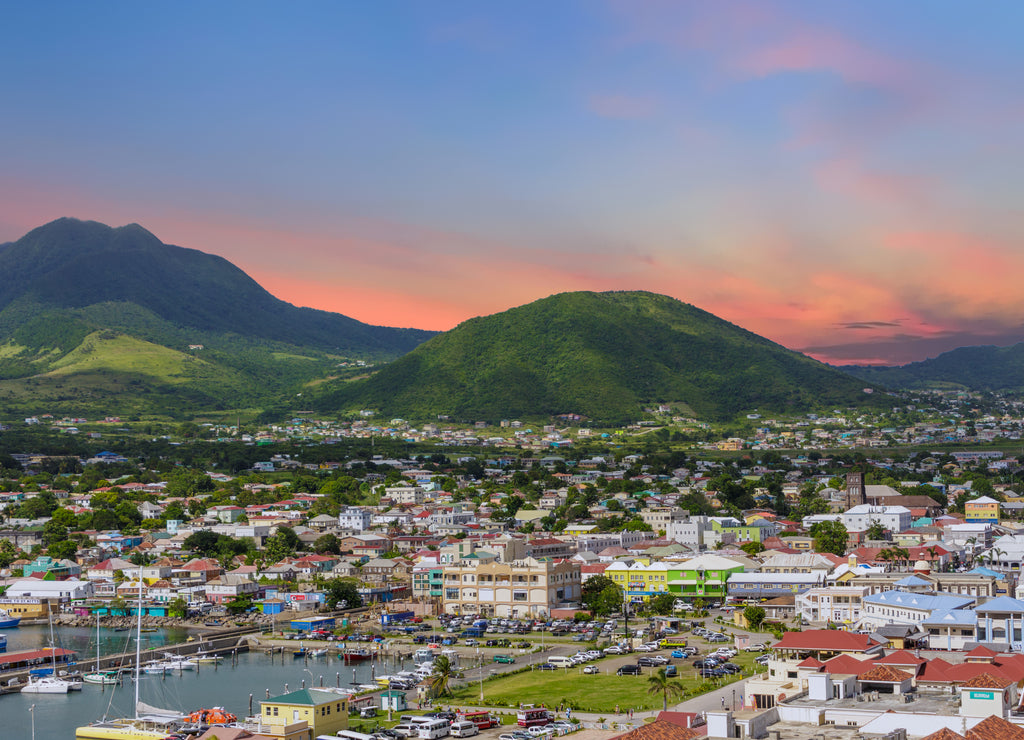 Sunset Beyond St Kitts