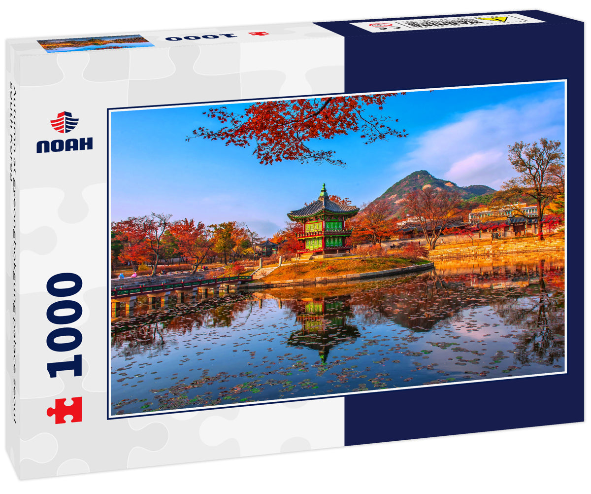 Autumn at gyeongbokgung palace seoul south Korea