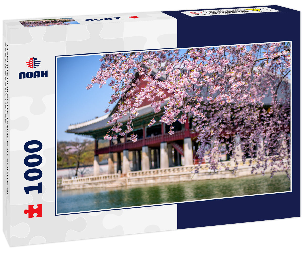 Gyeongbokgung palace in spring at Seoul, South Korea