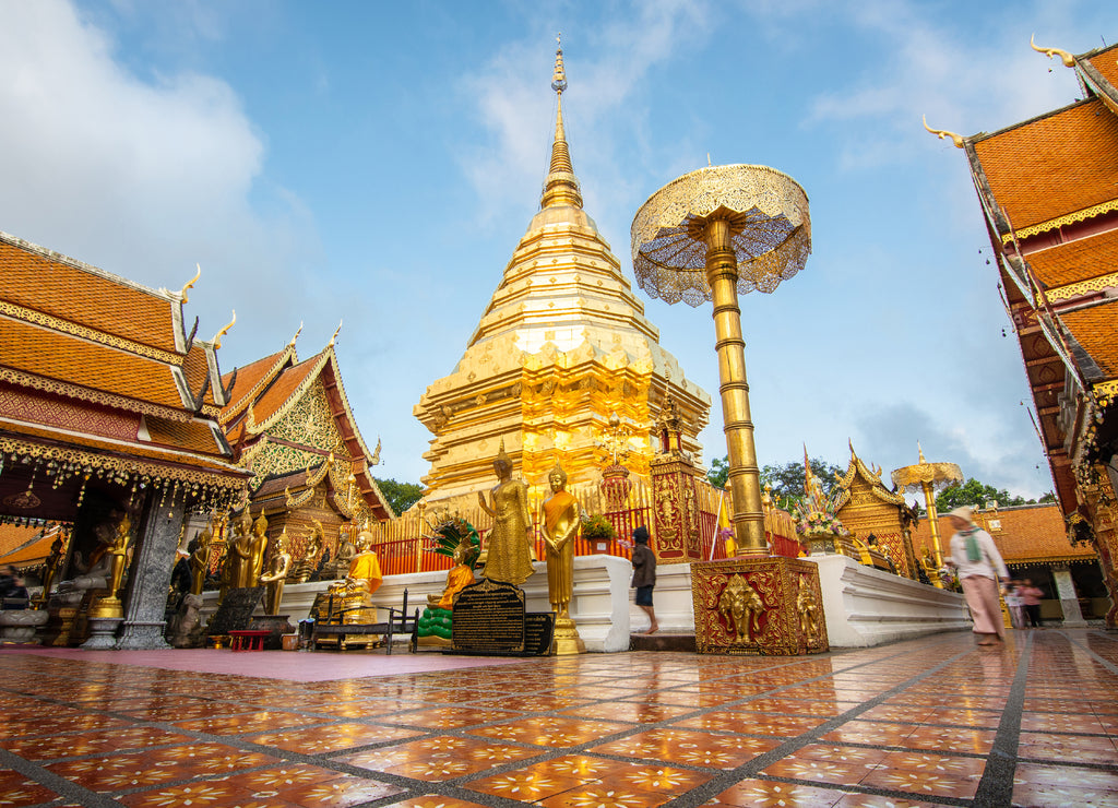 Wat Phra That Doi Suthep is a Theravada Buddhist temple (wat) in Chiang Mai Province, Thailand