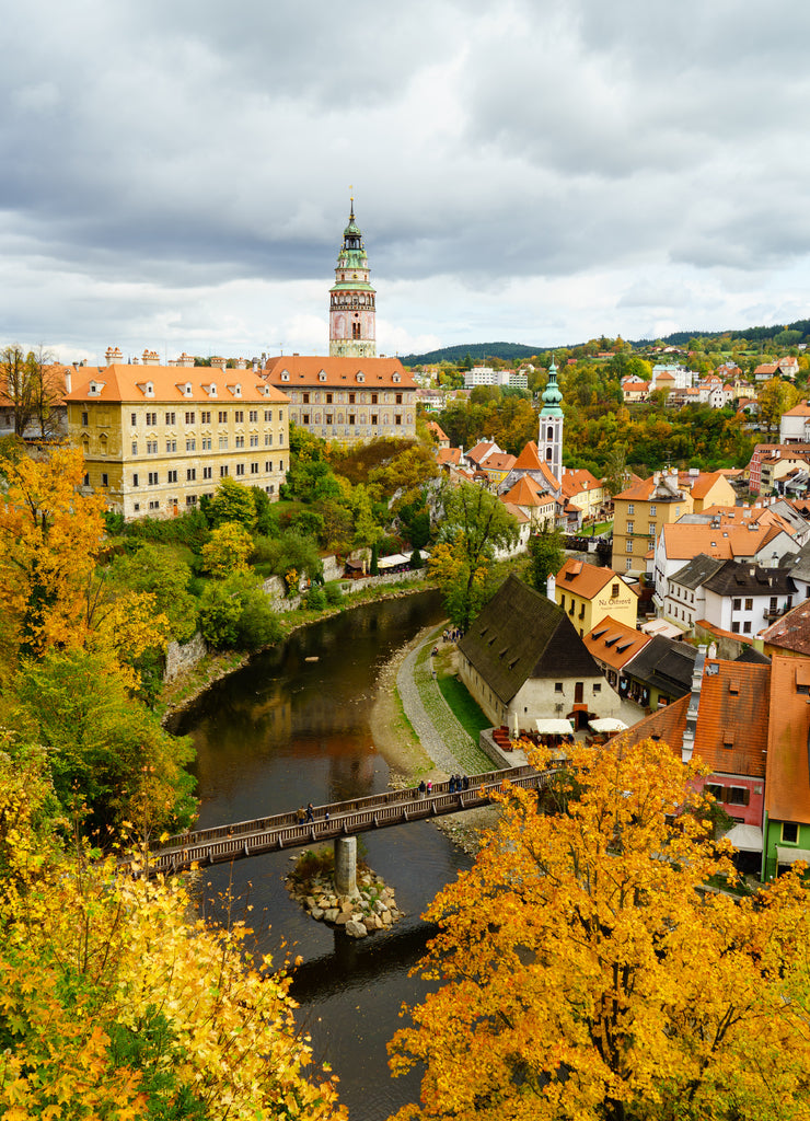 City view of Ceský Krumlov, Czech Republic