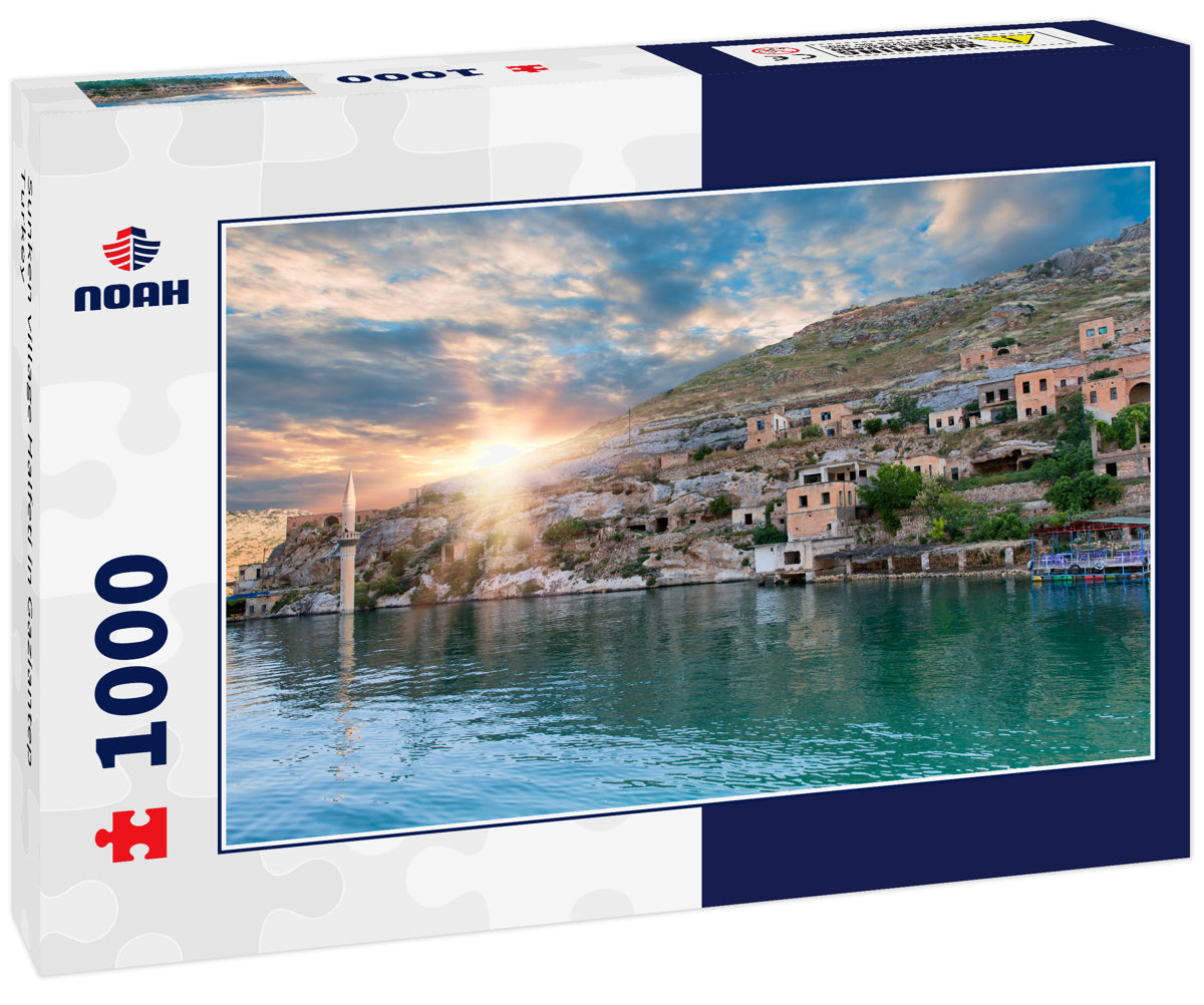 Sunken village Halfeti in Gaziantep Turkey