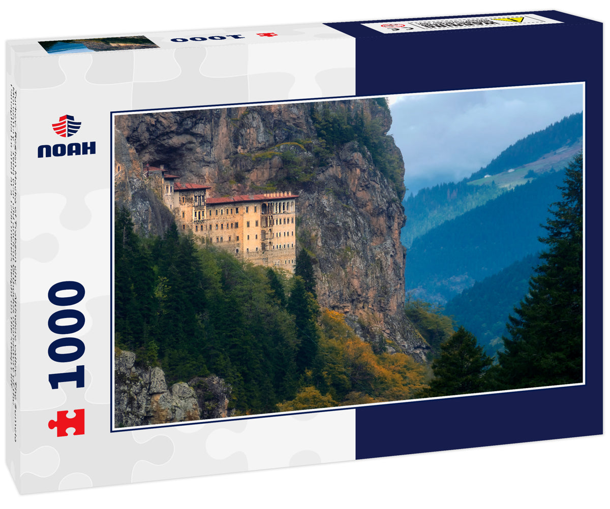 Turkey. Region Macka of Trabzon city - Altindere valley. The Sumela Monastery - 1600 year old ancient Orthodox monastery of the Panaghia located at a 1200 meters height on the steep cliff