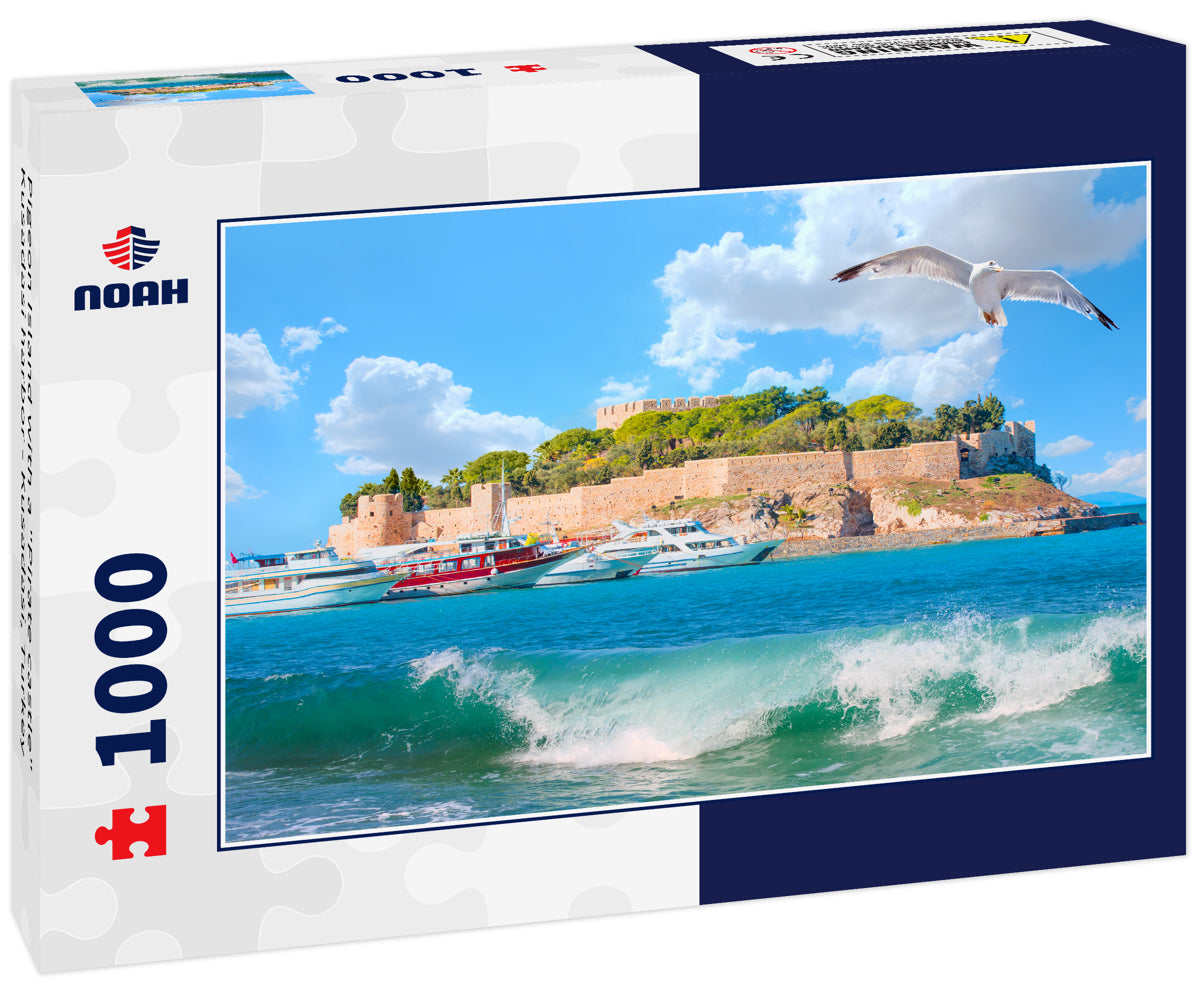 Pigeon Island with a "Pirate castle" Kusadasi harbor - Kusadasi, Turkey