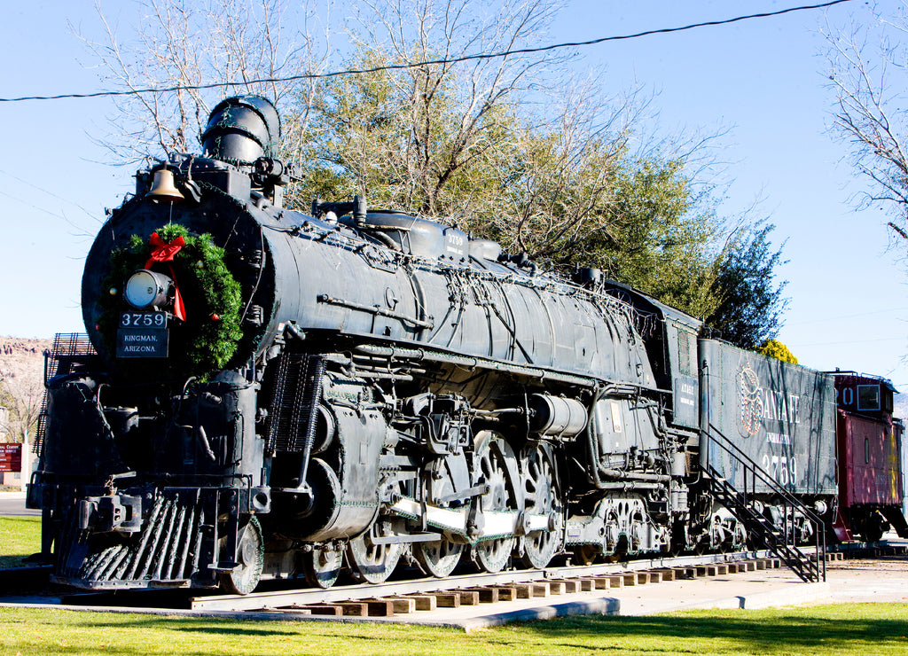 steam locomotive, Kingman, Arizona, USA