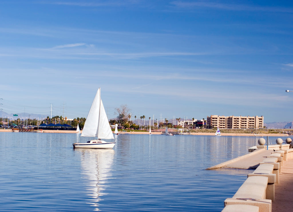 Sailors Weekend at Tempe Lake, Arizona Salt River