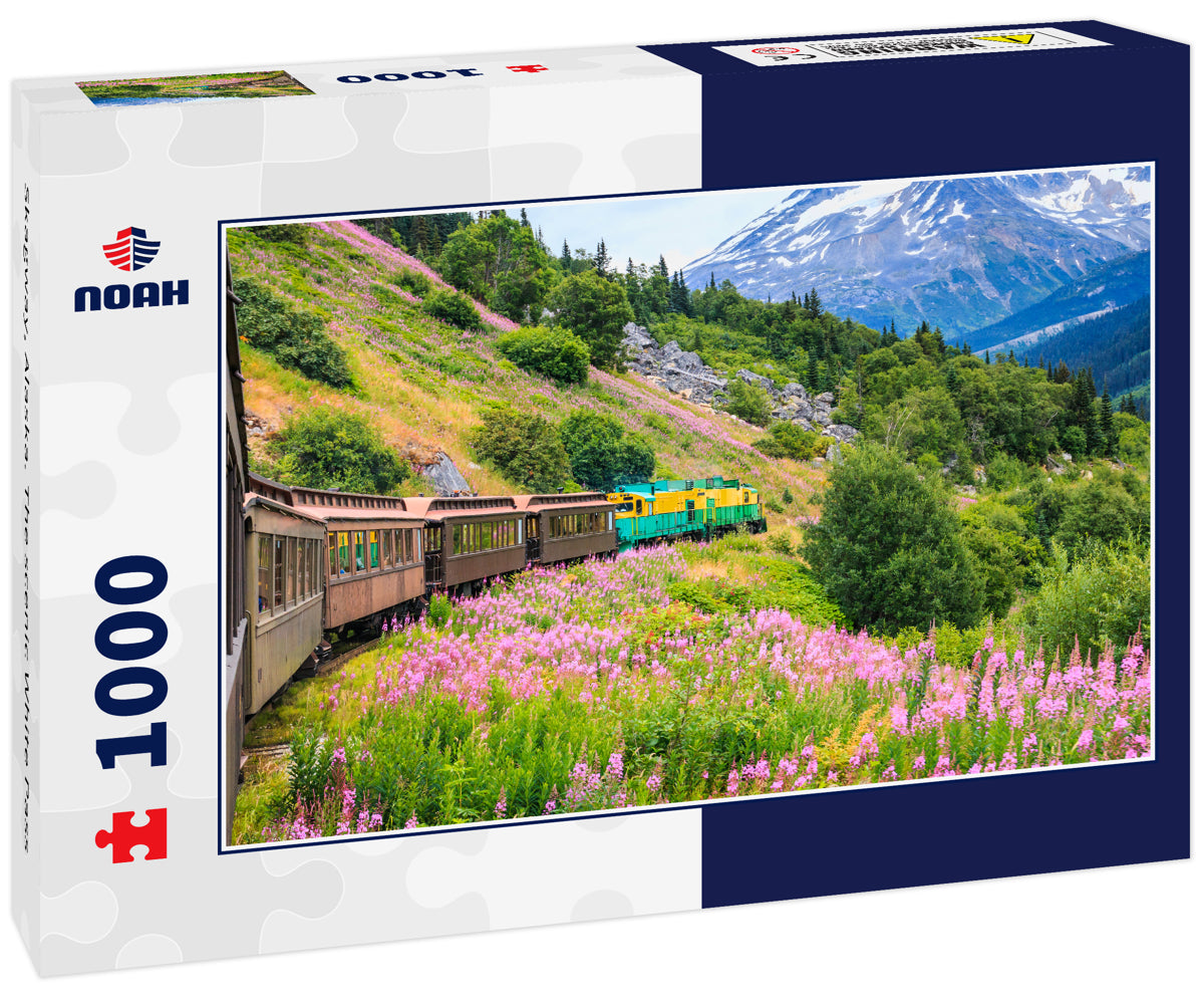 Skagway, Alaska. The scenic White Pass & Yukon Route Railroad.