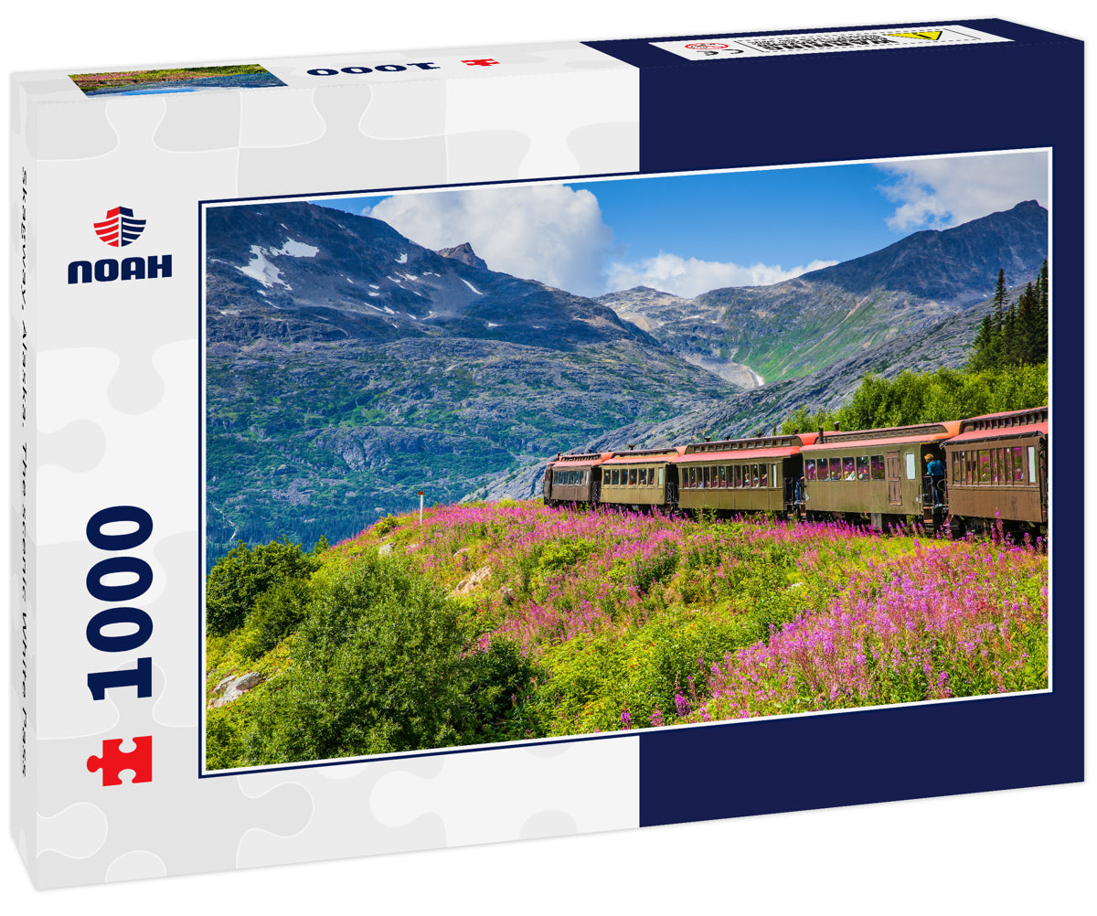 Skagway, Alaska. The scenic White Pass & Yukon Route Railroad