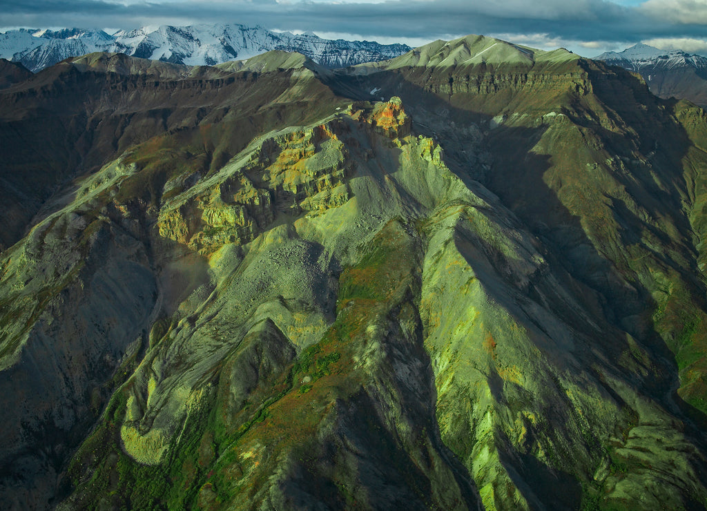 Wrangell Mountains at sunset, Wrangell - St. Elias National Park, Alaska, USA