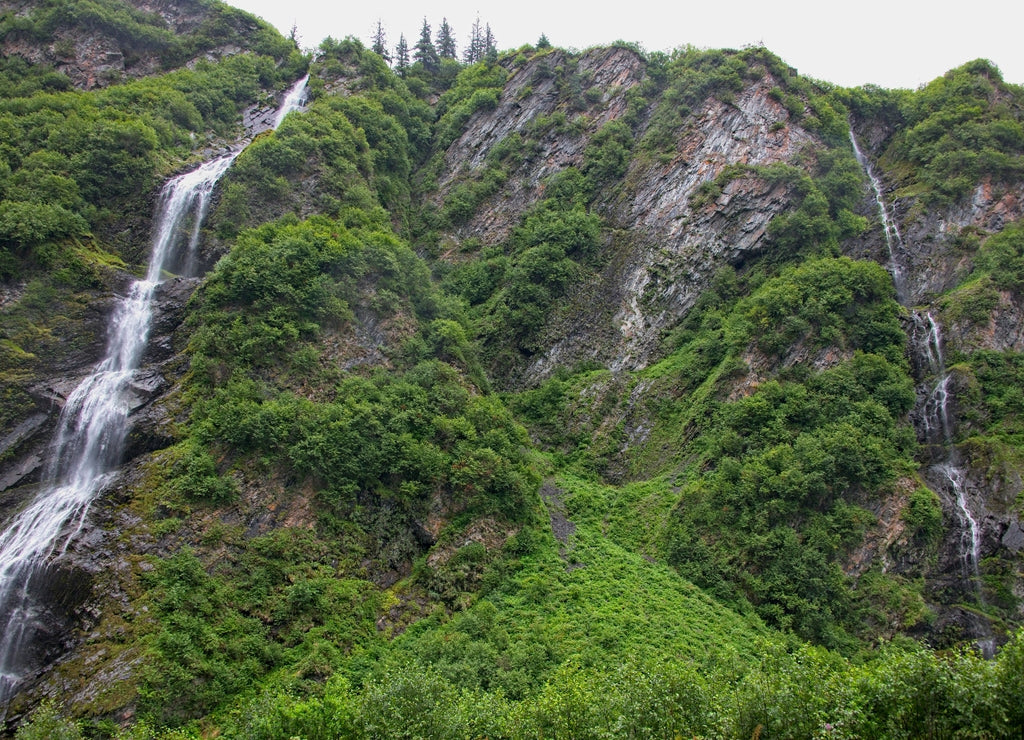 Waterfall at Valdez Alaska