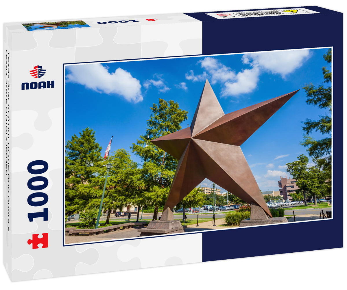 Texas Star in front of the Bob Bullock Texas State History Museu