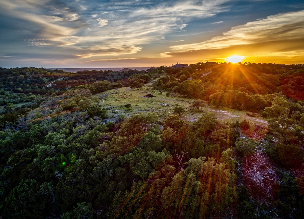 Sunset Texas Hill Country