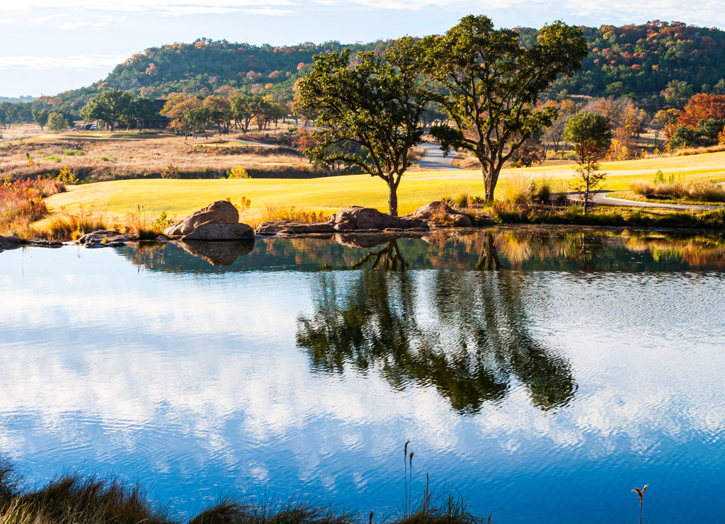 Fall Color in the Texas Hill Country, Fredericksburg, Texas, USA