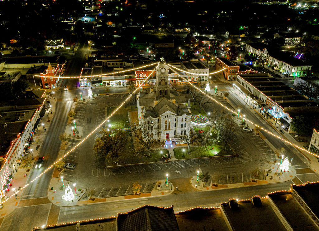 Granbury Christmas Lights, Texas