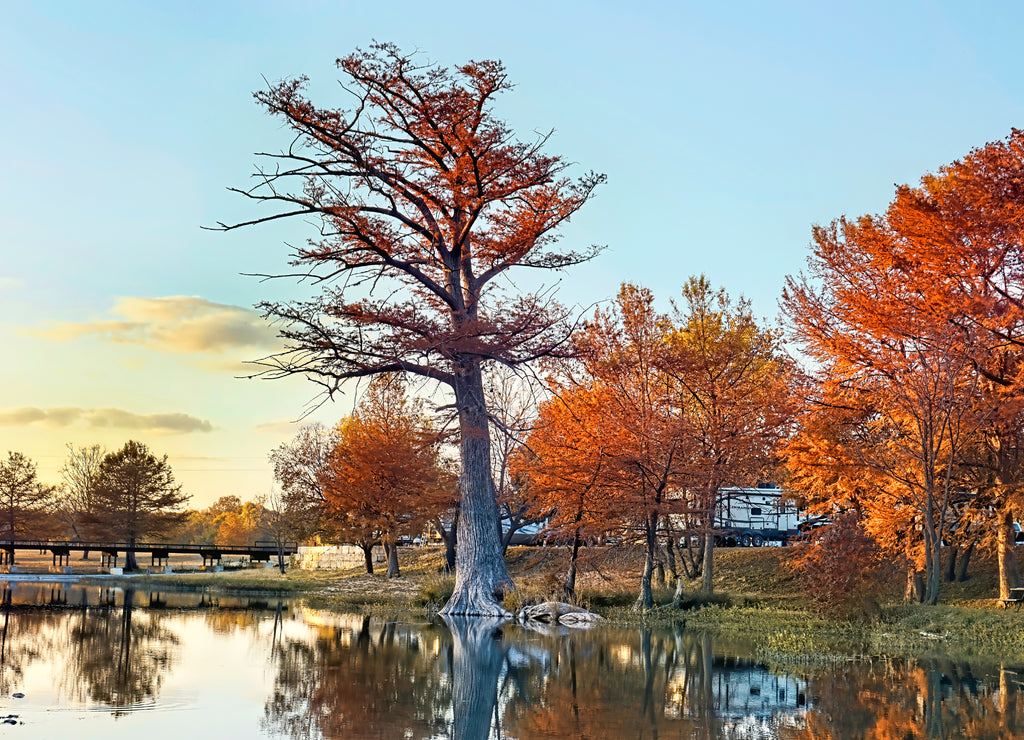 Fall Season on the Guadalupe River Kerrville, Texas