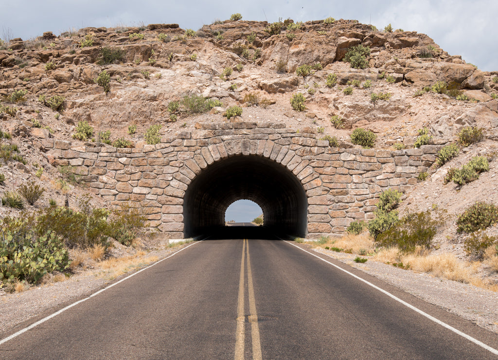 Tunnel near Rio Grande Overlook, Big Bend National Park, Texas