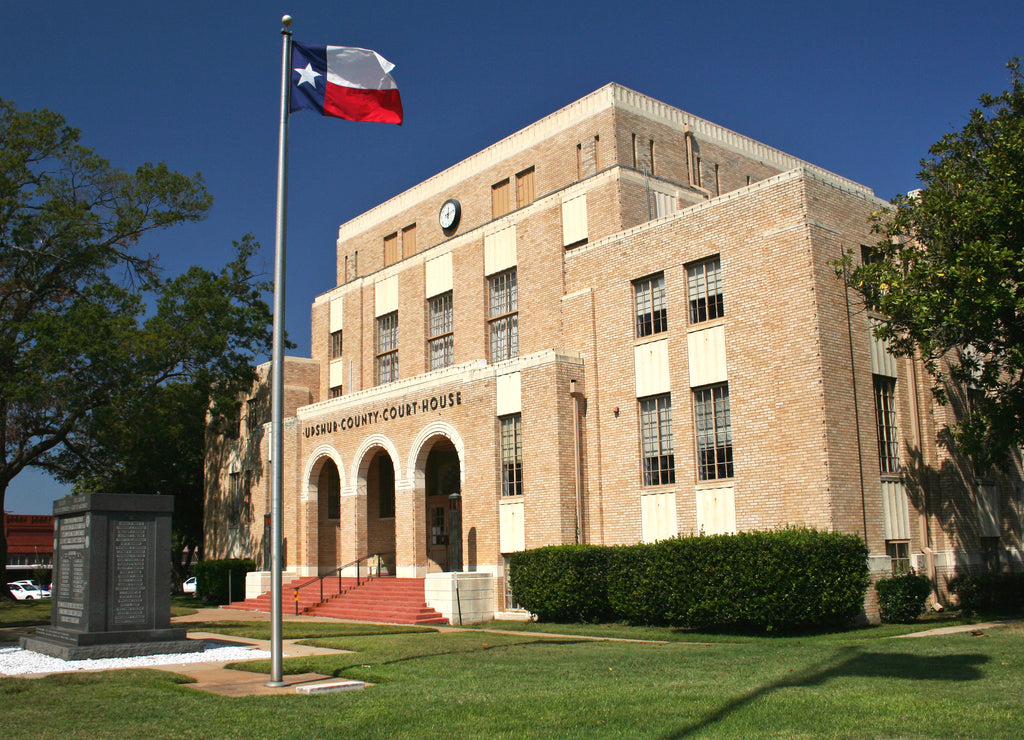 Upshur County Courthouse Building Located in Gilmer, Texas