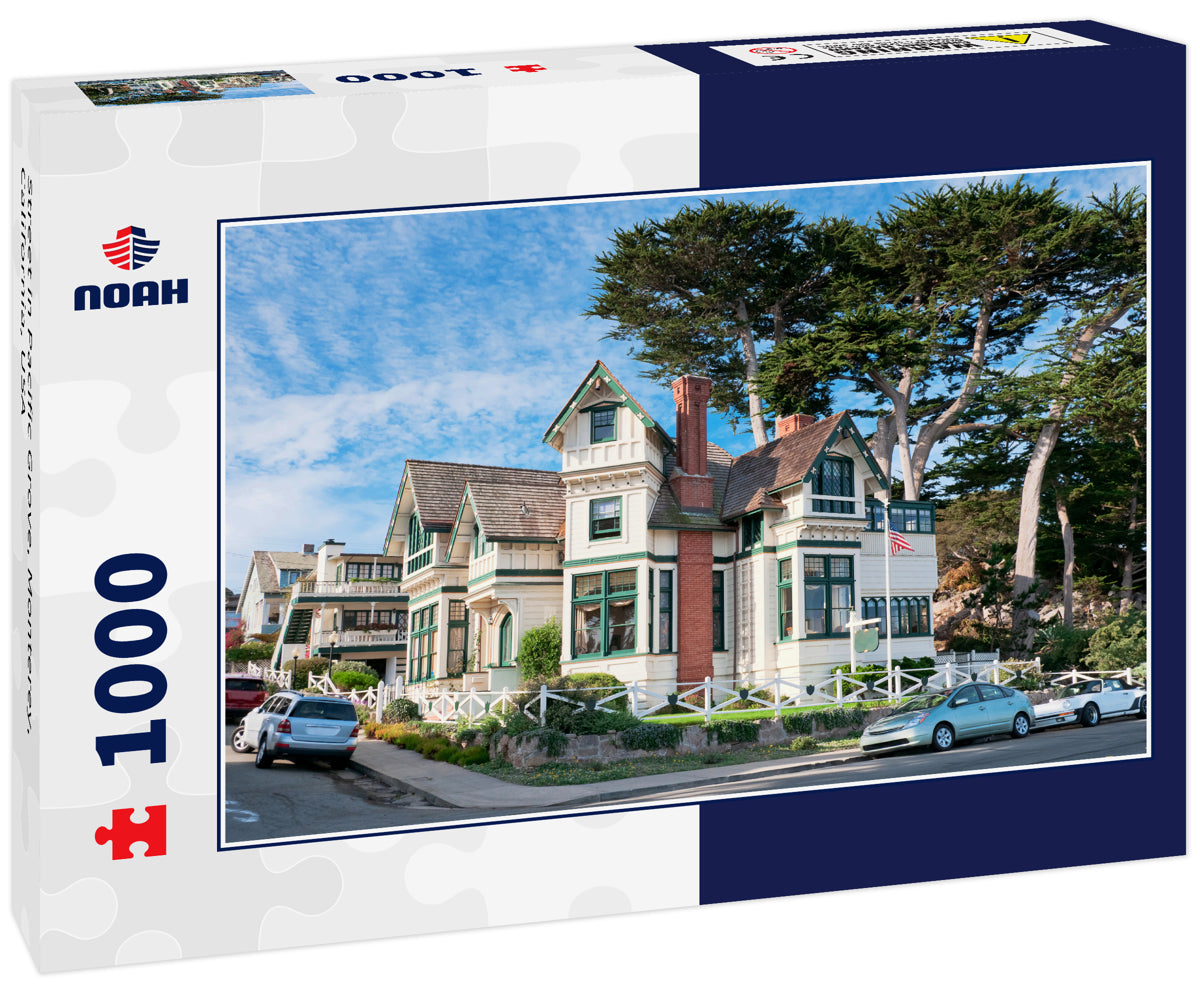 Street in Pacific Grove, Monterey, California, USA