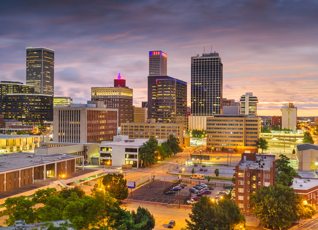 Tulsa Oklahoma Skyline