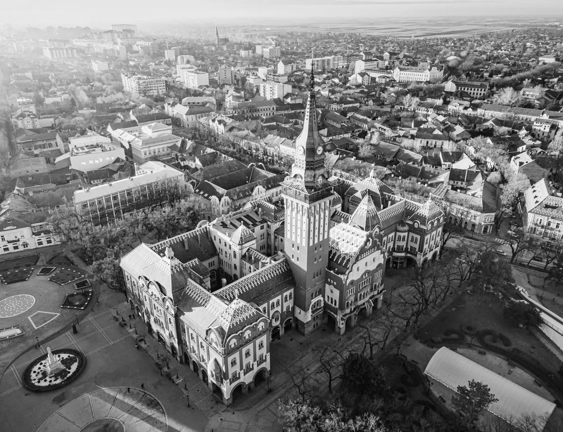 Noah Jigsaw Puzzle Boston Skyline and Cityscape over the green park. Abstract architectural geometry of modern buildings in downtown Boston, Massachusetts in black white 1000 pieces
