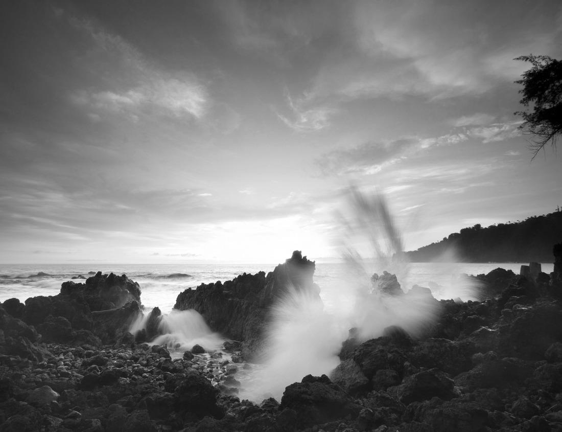 Noah Jigsaw Puzzle Downtown Indio, California in black white 1000 pieces