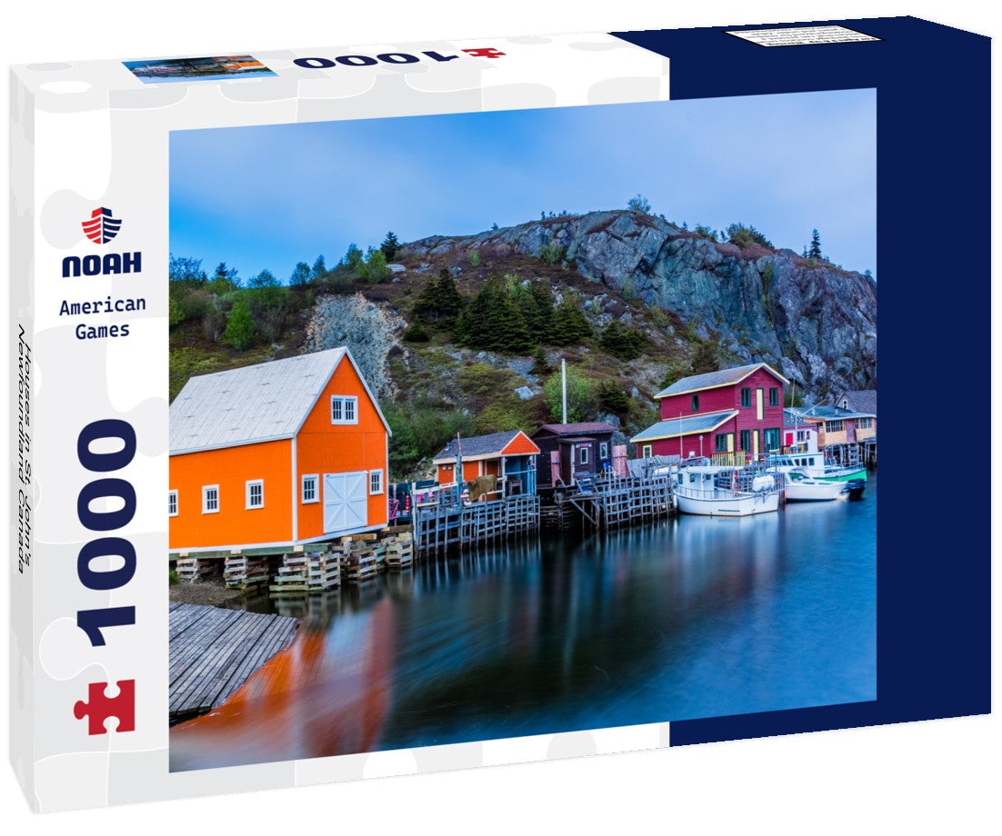 Noah Jigsaw Puzzle Houses in St. John's Newfoundland Canada 1000 pieces