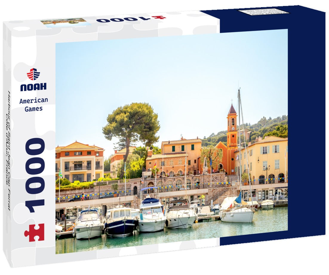 Noah Jigsaw Puzzle Harbour of Saint Jean Cap Ferrat, Côte d'Azur, France 1000 pieces