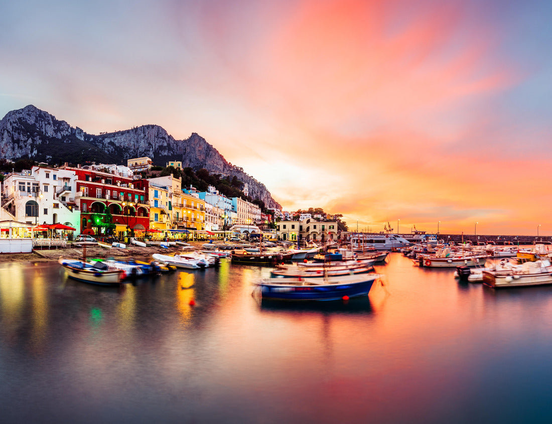 Noah Jigsaw Puzzle Capri, Italy at Marina Grande at twilight 1000 pieces