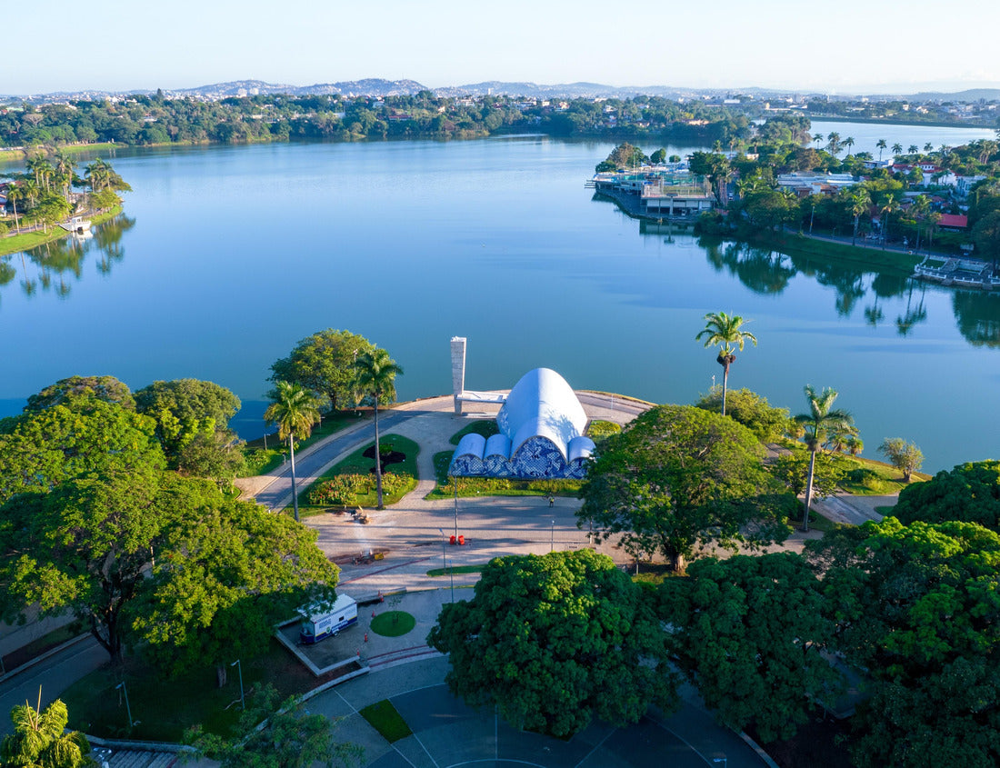 Noah Jigsaw Puzzle Lagoa da Pampulha, in Belo Horizonte, with a view of the São Francisco de Assis church and the Guanabara Park. Minas Gerais Brazil 1000 pieces
