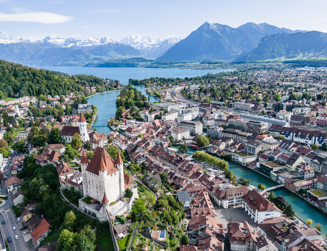 Noah Jigsaw Puzzle Aerial view of the Thun Castle in Thun, Switzerland 1000 pieces