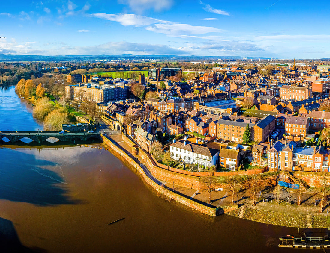 Noah Jigsaw Puzzle Aerial view of Chester, a town in north west England, known for its extensive Roman walls built of local red sandstone, United Kingdom 1000 pieces