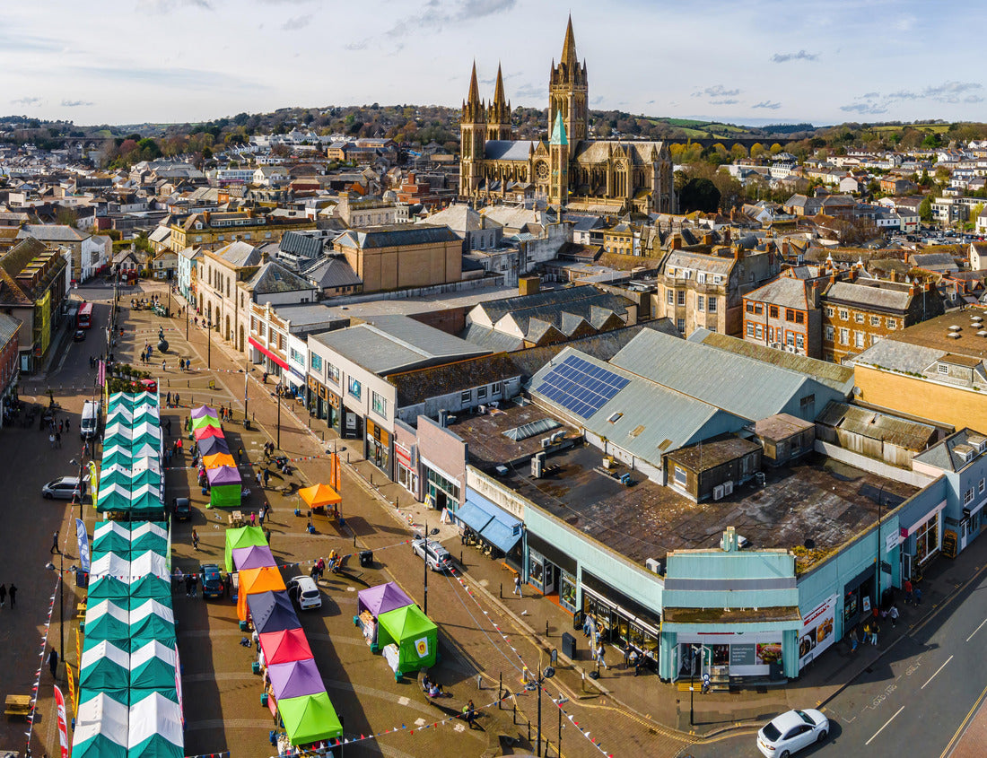 Noah Jigsaw Puzzle Aerial view of Truro, the capital of Cornwall, England, United Kingdom 1000 pieces
