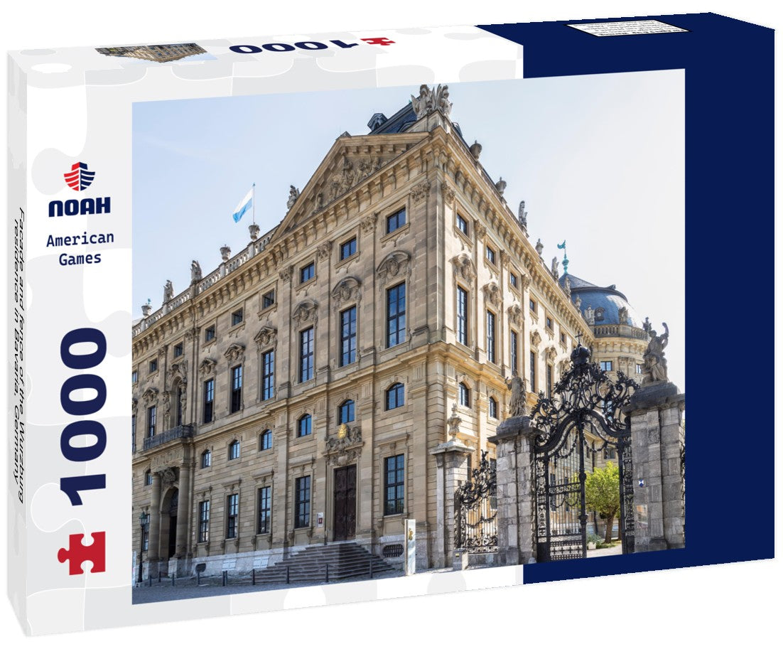 Noah Jigsaw Puzzle Facade and fence of the Wurzburg residence in Bavaria, Germany 1000 pieces