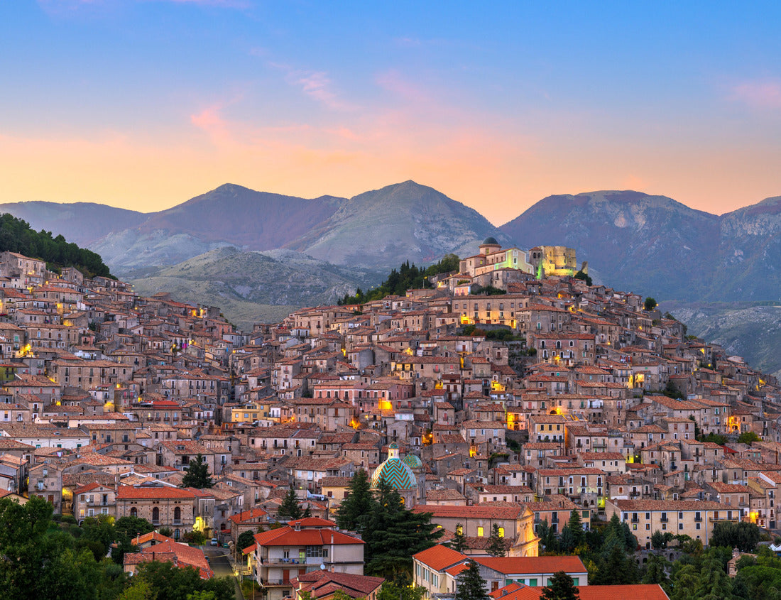 Noah Jigsaw Puzzle Morano Calabro, Italy mountain town in the province of Cosenza in the Calabria region at sunset 1000 pieces