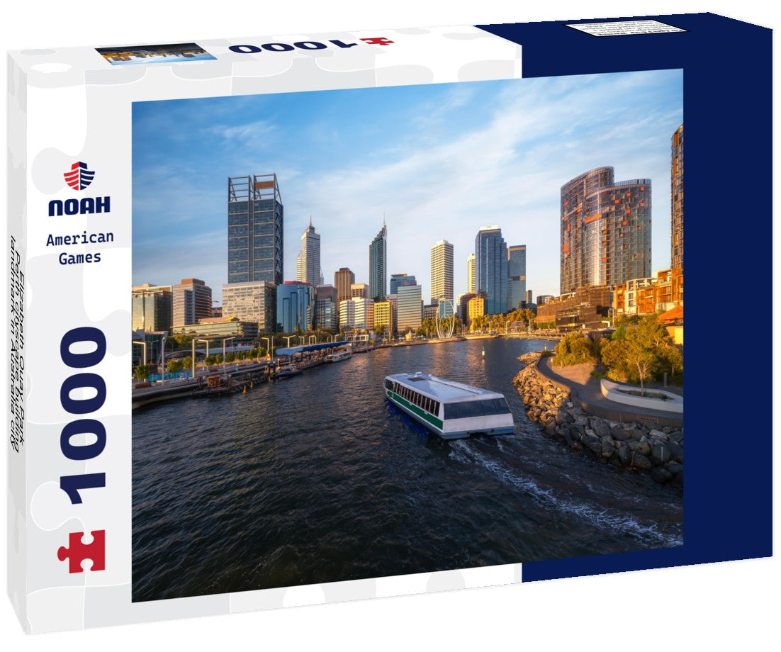 Noah Jigsaw Puzzle Elizabeth Quay Park, Perth cityscape building landmark in Australia city with blue sky 1000 pieces