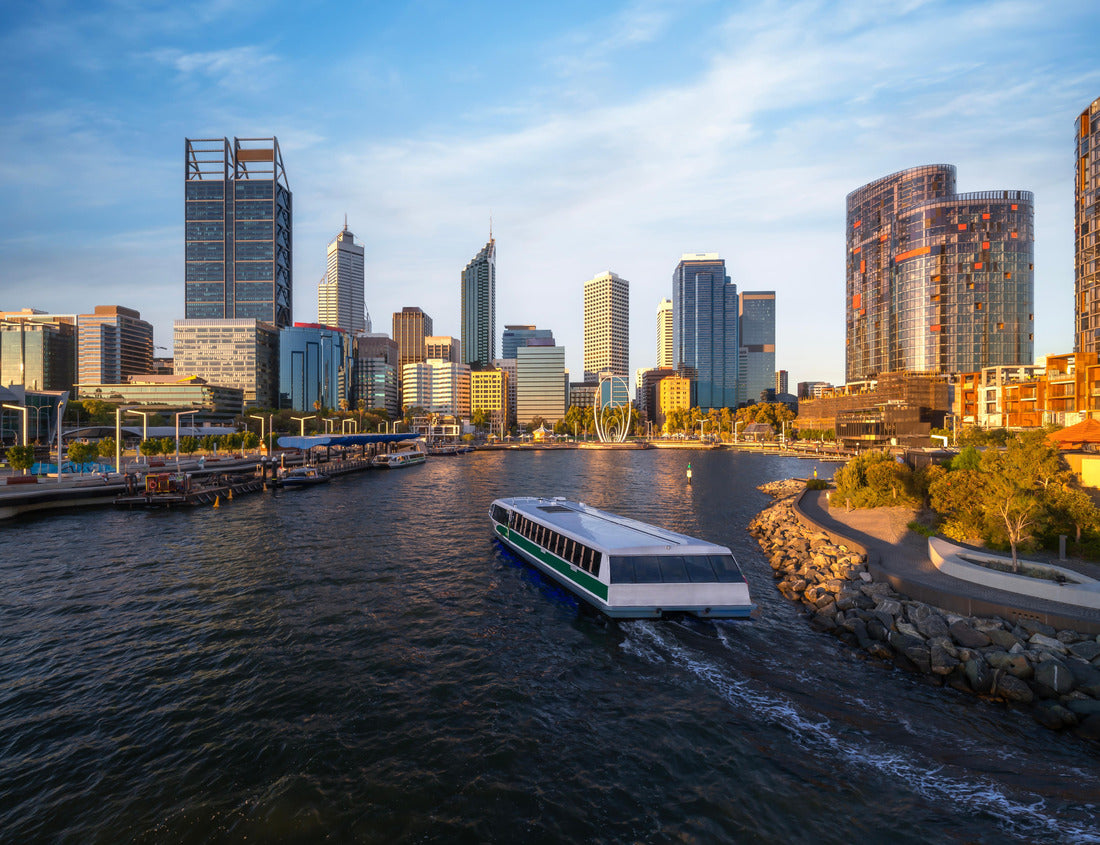 Noah Jigsaw Puzzle Elizabeth Quay Park, Perth cityscape building landmark in Australia city with blue sky 1000 pieces