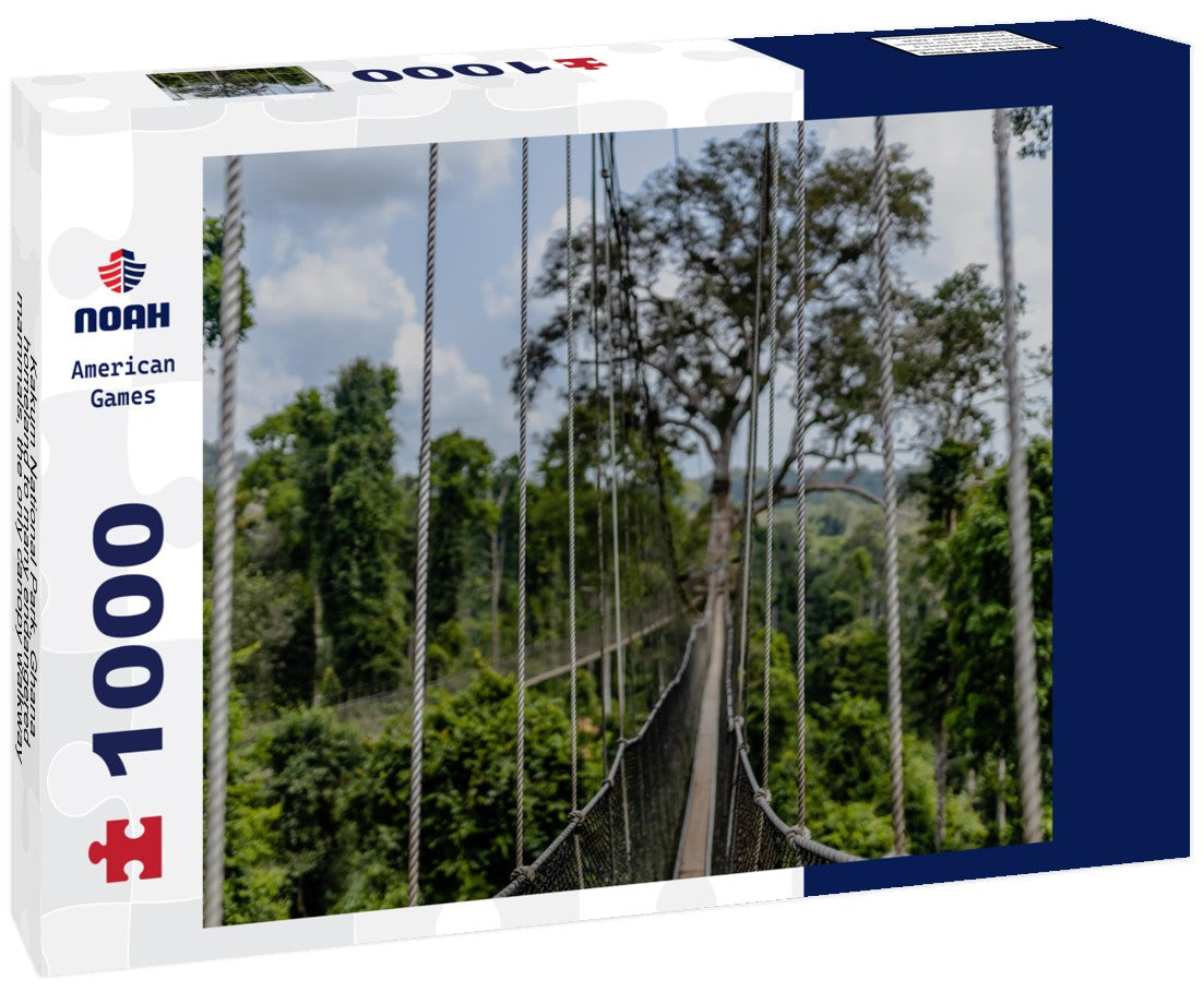 Noah Jigsaw Puzzle Kakum National Park, Ghana - homeland to many endangered mammals, the only canopy walkway on the African continent 1000 pieces