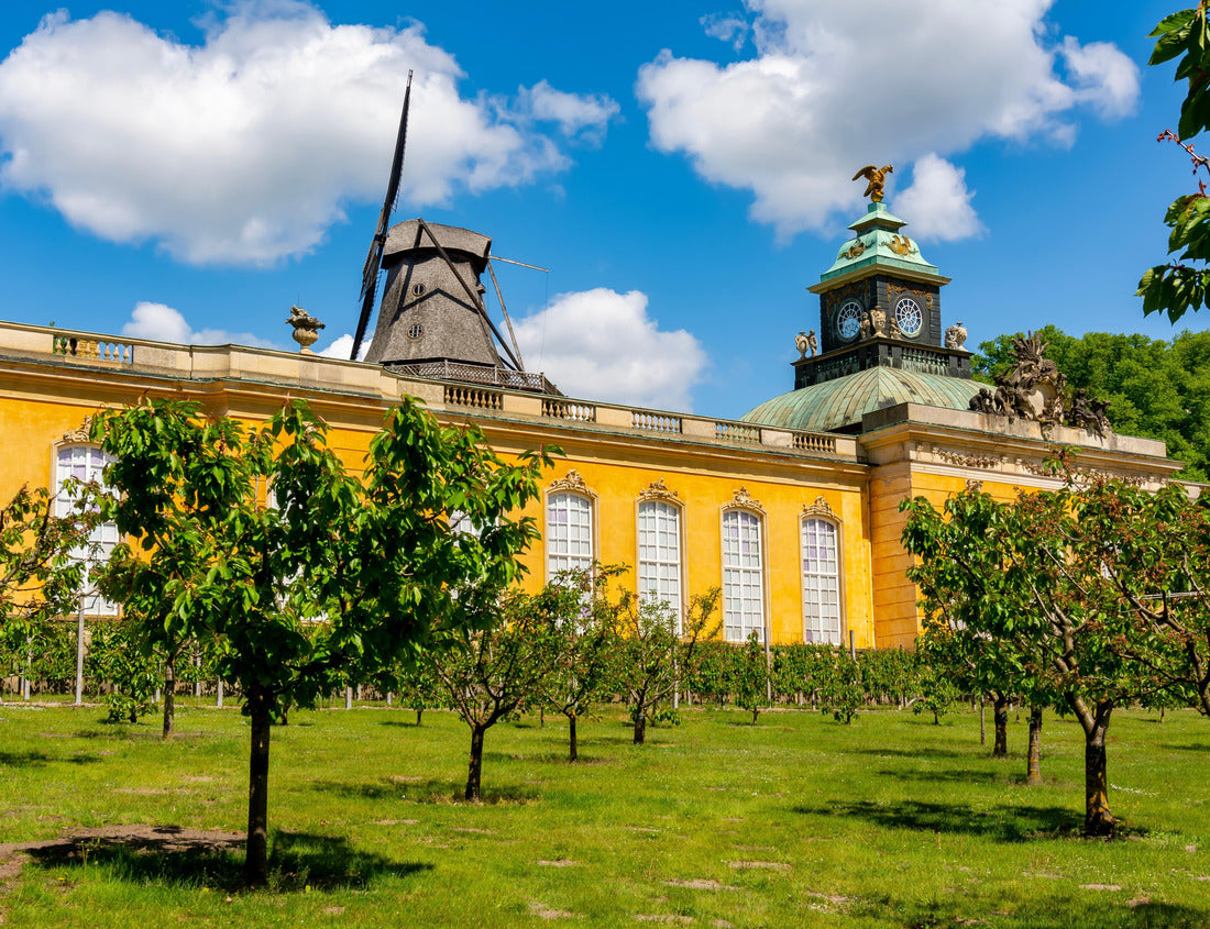 Noah Jigsaw Puzzle New Chambers Palace and Windmill in Sanssouci Park, Potsdam, Germany 1000 pieces