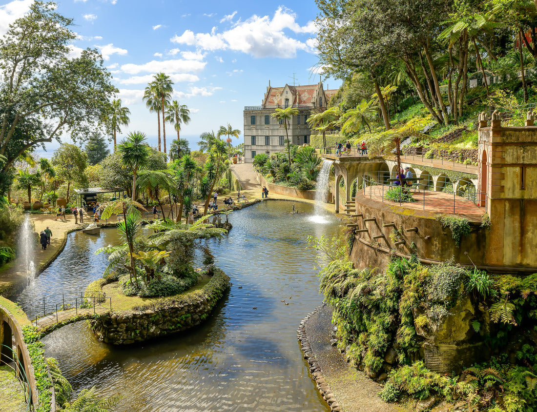 Noah Jigsaw Puzzle Landscape with tropical garden at the Monte Palace, Funchal, Madeira 1000 pieces