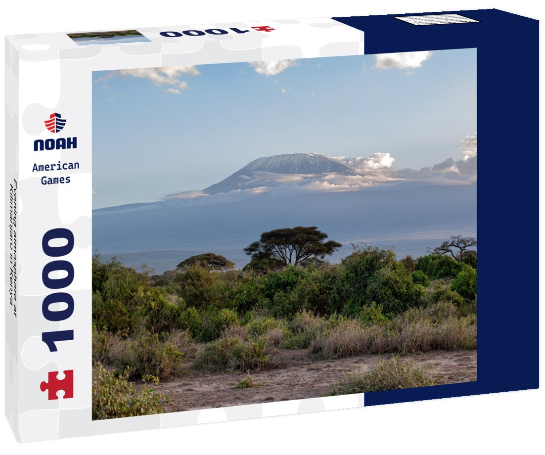 Noah Jigsaw Puzzle Evening atmosphere at Kilimanjaro in Kenya 1000 pieces