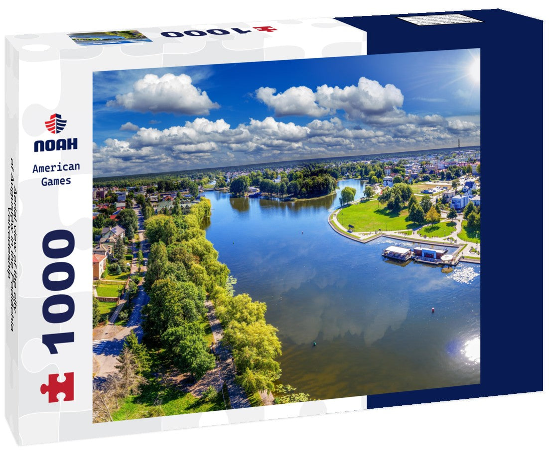 Noah Jigsaw Puzzle Aerial view of the city of Augustów in the Podlachia Voivodeship 1000 pieces